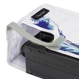 PlayVital Nylon Dust Cover, Soft Neat Lining Dust Guard, Anti Scratch Waterproof Cover Sleeve for Nintendo Switch & Switch OLED Charging Dock - The Great Wave - NTA8011