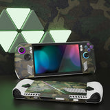 PlayVital Army Green Camouflage Custom Stickers Vinyl Wraps Protective Skin Decal for ROG Ally Handheld Gaming Console - RGTM003