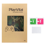 PlayVital Army Green Camouflage Custom Stickers Vinyl Wraps Protective Skin Decal for ROG Ally Handheld Gaming Console - RGTM003