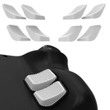 PlayVital Cool Gray Back Button Enhancement Set for Steam Deck LCD, Grip Improvement Button Protection Kit for Steam Deck OLED - 2 Different Thickness - PGSDM024