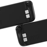 PlayVital Cool Gray Back Button Enhancement Set for Steam Deck LCD, Grip Improvement Button Protection Kit for Steam Deck OLED - 2 Different Thickness - PGSDM024