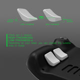 PlayVital Cool Gray Back Button Enhancement Set for Steam Deck LCD, Grip Improvement Button Protection Kit for Steam Deck OLED - 2 Different Thickness - PGSDM024