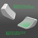 PlayVital Cool Gray Back Button Enhancement Set for Steam Deck LCD, Grip Improvement Button Protection Kit for Steam Deck OLED - 2 Different Thickness - PGSDM024