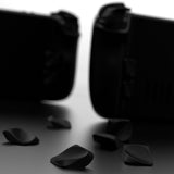 PlayVital Design for Steam Deck Back Buttons & Shoulder Buttons Trigger Enhancement Set, LR Increaser Trigger Grip + Back Button Improvement Accessories for Steam Deck OLED & LCD - Black - BPSD0A001