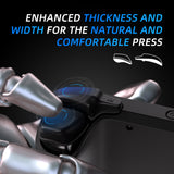 PlayVital Design for Steam Deck Back Buttons & Shoulder Buttons Trigger Enhancement Set, LR Increaser Trigger Grip + Back Button Improvement Accessories for Steam Deck OLED & LCD - Black - BPSD0A001