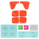 PlayVital Design for Steam Deck Back Buttons & Shoulder Buttons Trigger Enhancement Set, LR Increaser Trigger Grip + Back Button Improvement Accessories for Steam Deck OLED & LCD - Orange - BPSD0A003