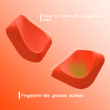 PlayVital Design for Steam Deck Back Buttons & Shoulder Buttons Trigger Enhancement Set, LR Increaser Trigger Grip + Back Button Improvement Accessories for Steam Deck OLED & LCD - Orange - BPSD0A003