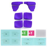 PlayVital Design for Steam Deck Back Buttons & Shoulder Buttons Trigger Enhancement Set, LR Increaser Trigger Grip + Back Button Improvement Accessories for Steam Deck OLED & LCD - Purple - BPSD0A002