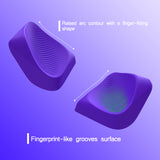 PlayVital Design for Steam Deck Back Buttons & Shoulder Buttons Trigger Enhancement Set, LR Increaser Trigger Grip + Back Button Improvement Accessories for Steam Deck OLED & LCD - Purple - BPSD0A002