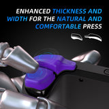 PlayVital Design for Steam Deck Back Buttons & Shoulder Buttons Trigger Enhancement Set, LR Increaser Trigger Grip + Back Button Improvement Accessories for Steam Deck OLED & LCD - Purple - BPSD0A002