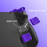 PlayVital Design for Steam Deck Back Buttons & Shoulder Buttons Trigger Enhancement Set, LR Increaser Trigger Grip + Back Button Improvement Accessories for Steam Deck OLED & LCD - Purple - BPSD0A002