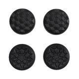 PlayVital Black Thumbsticks Grips Caps for ROG Ally, Silicone Thumb Grips Joystick Caps for ROG Ally - Diamond Grain & Crack Bomb Design - TAURGM005