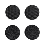 PlayVital Black Thumbsticks Grips Caps for ROG Ally, Silicone Thumb Grips Joystick Caps for ROG Ally - Diamond Grain & Crack Bomb Design - TAURGM005