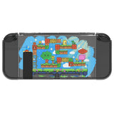 PlayVital Blocks Adventure Protective Case for NS, Soft TPU Slim Case Cover for NS Joycon Console with Colorful ABXY Direction Button Caps - NTU6041G2