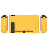 PlayVital Bright Yellow Protective Case for NS Switch, Soft TPU Slim Case Cover for NS Switch Joy-Con Console with Colorful ABXY Direction Button Caps - NTU6037G2