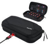 PlayVital Carrying Case for Nintendo Switch 2 with Silicone Charging Port, Portable Travel Case with 10 Game Card Slots, Shockproof Protective Hard Shell for Switch 2 Accessories Storage - Black - SHPNTJ002