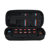 PlayVital Carrying Case for Nintendo Switch 2 with Silicone Charging Port, Portable Travel Case with 10 Game Card Slots, Shockproof Protective Hard Shell for Switch 2 Accessories Storage - Black - SHPNTJ002