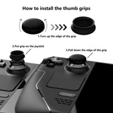 PlayVital Thumb Grip Caps for Steam Deck LCD, for PS Portal Remote Player Silicone Thumbsticks Grips Joystick Caps for Steam Deck OLED - Cozy Bear - YFSDM036