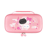 PlayVital Cherry Blossoms Kitten Carrying Case for Nintendo Switch 2, Cute Hard Shell Travel Case with Silicone Charging Port & 10 Game Card Slots, Portable Storage Bag - Pink - METNTJ001