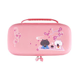 PlayVital Cherry Blossoms Kitten Carrying Case for Nintendo Switch 2, Cute Hard Shell Travel Case with Silicone Charging Port & 10 Game Card Slots, Portable Storage Bag - Pink - METNTJ001