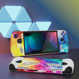 PlayVital Colorful Triangle Custom Stickers Vinyl Wraps Protective Skin Decal for ROG Ally Handheld Gaming Console - RGTM002