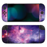 PlayVital for Nintendo Switch 2 Skin Full Set (2-Pack) - Protective Vinyl Decal Stickers for Switch 2 Console, Joycons, Handle Grips & Dock | No Residue, Anti-Scratch - Nebula Galaxy - YUDNT007