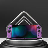 PlayVital for Nintendo Switch 2 Skin Full Set (2-Pack) - Protective Vinyl Decal Stickers for Switch 2 Console, Joycons, Handle Grips & Dock | No Residue, Anti-Scratch - Purple Tear Down - YUDNT019