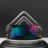 PlayVital for Nintendo Switch 2 Skin Full Set (2-Pack) - Protective Vinyl Decal Stickers for Switch 2 Console, Joycons, Handle Grips & Dock | No Residue, Anti-Scratch - Scary Party - YUDNT004