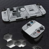 PlayVital for Nintendo Switch 2 Skin Full Set (2-Pack) - Protective Vinyl Decal Stickers for Switch 2 Console, Joycons, Handle Grips & Dock | No Residue, Anti-Scratch - X Tear Down - YUDNT020