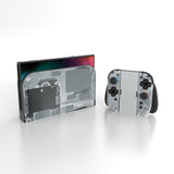 PlayVital for Nintendo Switch 2 Skin Full Set (2-Pack) - Protective Vinyl Decal Stickers for Switch 2 Console, Joycons, Handle Grips & Dock | No Residue, Anti-Scratch - X Tear Down - YUDNT020