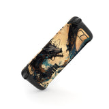 PlayVital Full Set Protective Skin Decal for Steam Deck LCD, Custom Stickers Vinyl Cover for Steam Deck OLED - Tempest Dragon - SDTM090