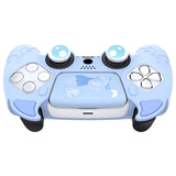 PlayVital Cute Demon Controller Silicone Case Compatible With PS5 Controller - Blue - DEPFP004