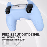 PlayVital Cute Demon Controller Silicone Case Compatible With PS5 Controller - Blue - DEPFP004