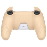 PlayVital Cute Demon Controller Silicone Case Compatible With PS5 Controller - Orange - DEPFP007
