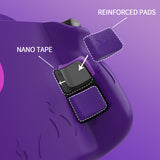 PlayVital Cute Demon Protective Case for Steam Deck LCD & OLED, Kawaii Anti-Slip Protector for Steam Deck OLED with Thumb Grip Caps & Trackpads Stickers & Back Button Enhancement Set - Purple - ZNLSDP002