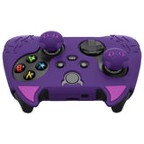 PlayVital Cute Demon Silicone Cover with Thumb Grip Caps for Xbox Series X/S Controller & Xbox Core Wireless Controller - Purple - PUKX3P003