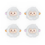 PlayVital Fuzzy Sheep Cute Thumb Grip Caps for PS5/4 Controller, Silicone Analog Stick Caps Cover for Xbox Series X/S, Thumbstick Caps for Switch Pro Controller - PJM2073