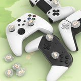 PlayVital Fuzzy Sheep Cute Thumb Grip Caps for PS5/4 Controller, Silicone Analog Stick Caps Cover for Xbox Series X/S, Thumbstick Caps for Switch Pro Controller - PJM2073
