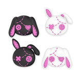 PlayVital Lovely Punky Bunnies Cute Thumb Grip Caps for PS5/4 Controller, Silicone Analog Stick Caps Cover for Xbox Series X/S, Thumbstick Caps for Switch Pro Controller - PJM2099