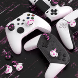 PlayVital Lovely Punky Bunnies Cute Thumb Grip Caps for PS5/4 Controller, Silicone Analog Stick Caps Cover for Xbox Series X/S, Thumbstick Caps for Switch Pro Controller - PJM2099
