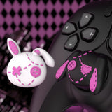 PlayVital Lovely Punky Bunnies Cute Thumb Grip Caps for PS5/4 Controller, Silicone Analog Stick Caps Cover for Xbox Series X/S, Thumbstick Caps for Switch Pro Controller - PJM2099