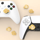 PlayVital Taiyaki Kitten Cute Thumb Grip Caps for PS5/4 Controller, Silicone Analog Stick Caps Cover for Xbox Series X/S, Thumbstick Caps for Switch Pro Controller - PJM3095