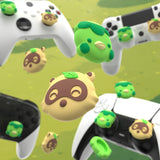 PlayVital Tanuki & Kappa Cute Thumb Grip Caps for PS5/4 Controller, Silicone Analog Stick Caps Cover for Xbox Series X/S, Thumbstick Caps for Switch Pro Controller - PJM2080