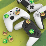 PlayVital Tanuki & Kappa Cute Thumb Grip Caps for PS5/4 Controller, Silicone Analog Stick Caps Cover for Xbox Series X/S, Thumbstick Caps for Switch Pro Controller - PJM2080