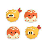 PlayVital Tempura and Takoyaki Cute Thumb Grip Caps for PS5/4 Controller, Silicone Analog Stick Caps Cover for Xbox Series X/S, Thumbstick Caps for Switch Pro Controller - PJM3094