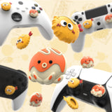 PlayVital Tempura and Takoyaki Cute Thumb Grip Caps for PS5/4 Controller, Silicone Analog Stick Caps Cover for Xbox Series X/S, Thumbstick Caps for Switch Pro Controller - PJM3094