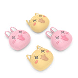 PlayVital Cute Universal Illuminated LED Thumbstick Grips for ps5 & ps4 & Xbox Series X/S & Xbox One & Switch Pro Controller - Cheeky Bunny & Puppy - PJM6009