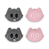 PlayVital Cute Universal Illuminated LED Thumbstick Grips for ps5 & ps4 & Xbox Series X/S & Xbox One & Switch Pro Controller - Moonlight Cat - PJM6004