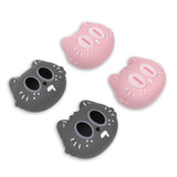 PlayVital Cute Universal Illuminated LED Thumbstick Grips for ps5 & ps4 & Xbox Series X/S & Xbox One & Switch Pro Controller - Moonlight Cat - PJM6004