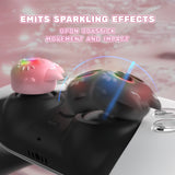 PlayVital Cute Universal Illuminated LED Thumbstick Grips for ps5 & ps4 & Xbox Series X/S & Xbox One & Switch Pro Controller - Moonlight Cat - PJM6004